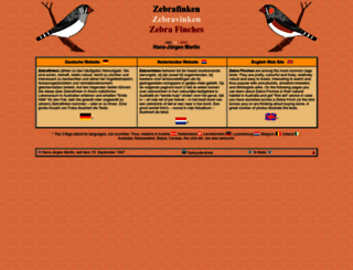 zebrafink.de screenshot