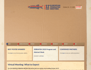 zebrafish2020.org screenshot