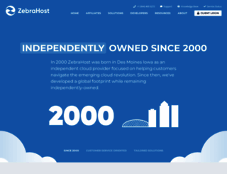 zebrahost.net screenshot