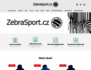 zebrasport.cz screenshot