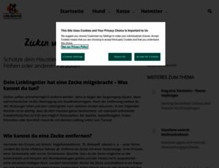 zecken-und-flohfrei.de screenshot