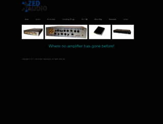 zedaudiocorp.com screenshot