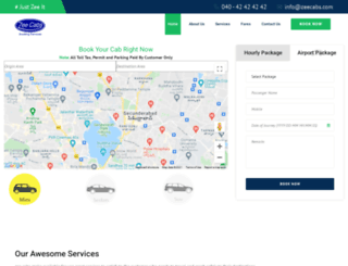 zeecabs.com screenshot