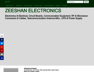 zeeshanelectronics.enic.pk screenshot