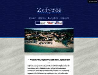 zefyroshotel.gr screenshot