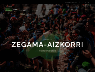 zegama-aizkorri.net screenshot