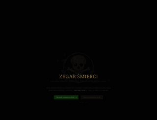 zegarsmierci.info screenshot