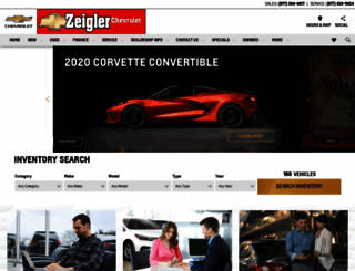 zeiglerchevy.com screenshot