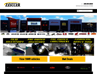 zeiglermotorsports.com screenshot