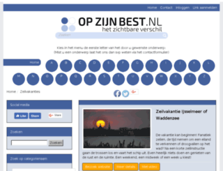 zeil-vakanties.opzijnbest.nl screenshot
