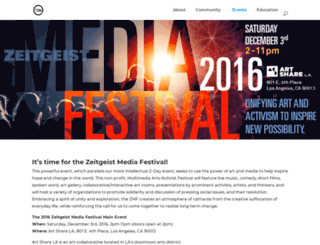 zeitgeistmediaproject.com screenshot