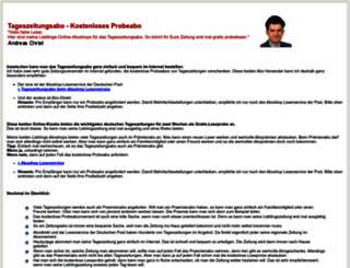 zeitung-abos.de screenshot