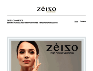 zeizocosmetics.com screenshot