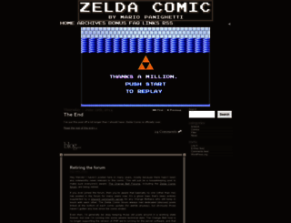 zeldacomic.net screenshot
