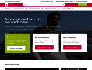 zelfenergieproduceren.nl screenshot