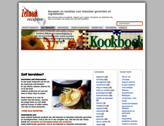 zelfmaakrecepten.nl screenshot