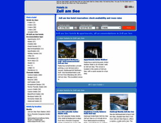 zellamseehotels.net screenshot
