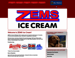 zemsicecream.com screenshot