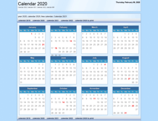 zen-calendar.com screenshot