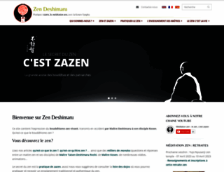 zen-deshimaru.com screenshot