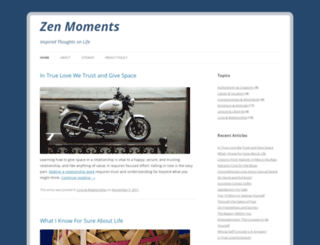 zen-moments.com screenshot