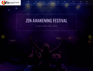 zenawakeningfestival.com screenshot
