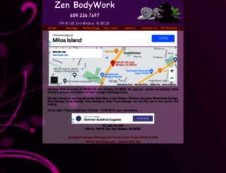zenbodywork.us screenshot