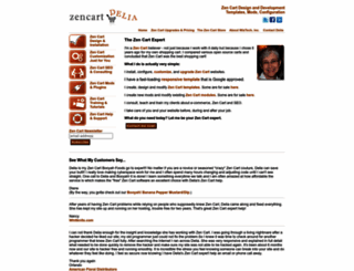 zencartdelia.com screenshot