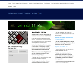 zencarthelp.com screenshot