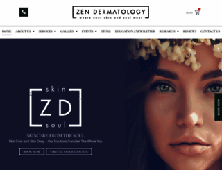 zendermatology.com screenshot