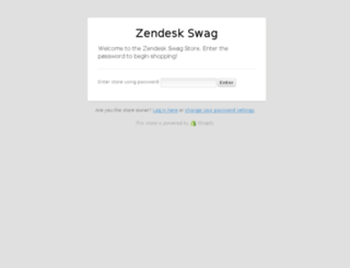 zendesk-swag.myshopify.com screenshot