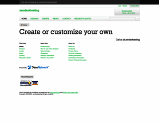 zendesktesting.secure-decoration.com screenshot