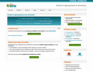 zendictee.fr screenshot