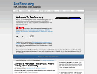 zenfone.org screenshot