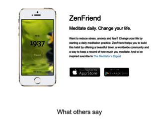 zenfriend.com screenshot