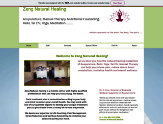 zenghealing.com screenshot