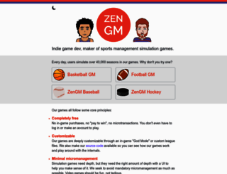 zengm.com screenshot