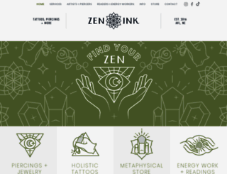 zeninkasheville.com screenshot