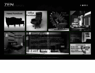 zeninteriorsbh.com screenshot