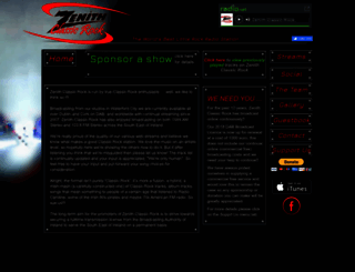 zenithclassicrock.com screenshot