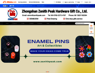 zenithpeakgifts.en.alibaba.com screenshot