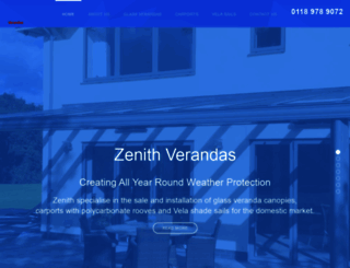 zenithverandas.co.uk screenshot