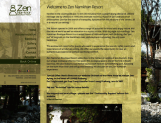 zennamkhanresort.com screenshot