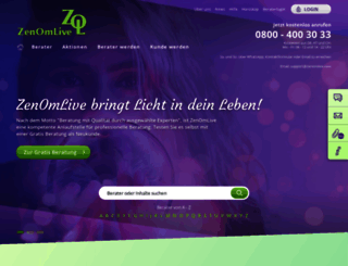 zenomlive.com screenshot