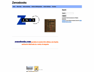 zenosbooks.com screenshot