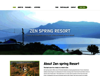 zenspringresort.com screenshot