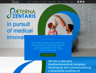 zentaris.com screenshot