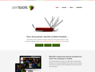 zentools.joomlabamboo.com screenshot