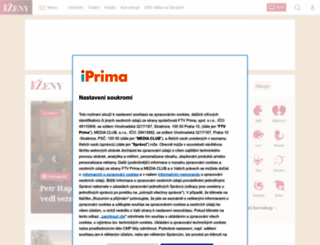 zeny.iprima.cz screenshot