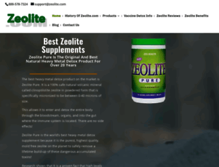 zeolite.com screenshot